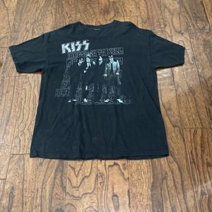 Vintage KISS Dressed To Kill Black T-shirt. Size XL? See Measurements